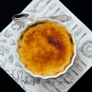 Creme brulee z mascarpone i imbirem