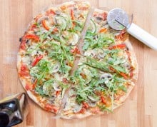 pizza z pieczarkami