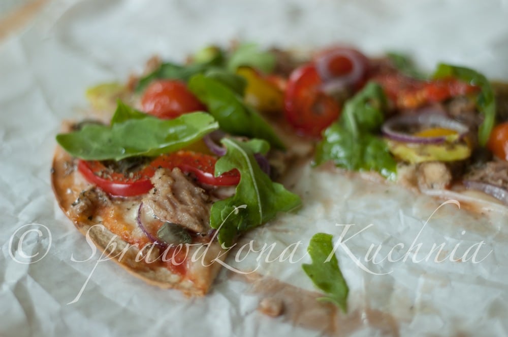 Pizza na tortilli