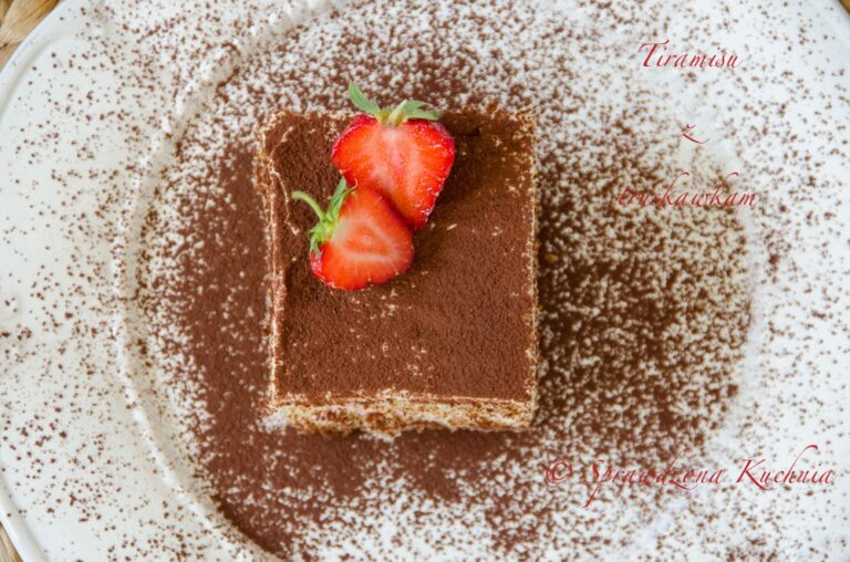 tiramisu z truskawkami