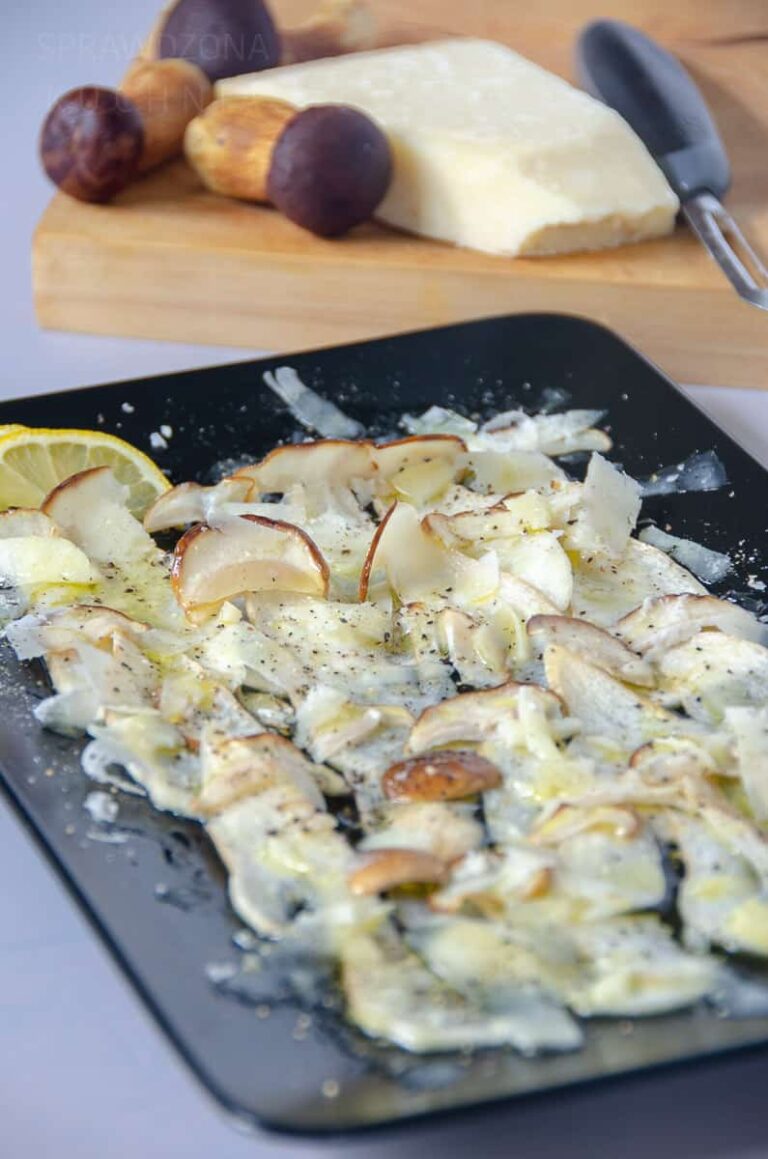carpaccio z prawdziwka
