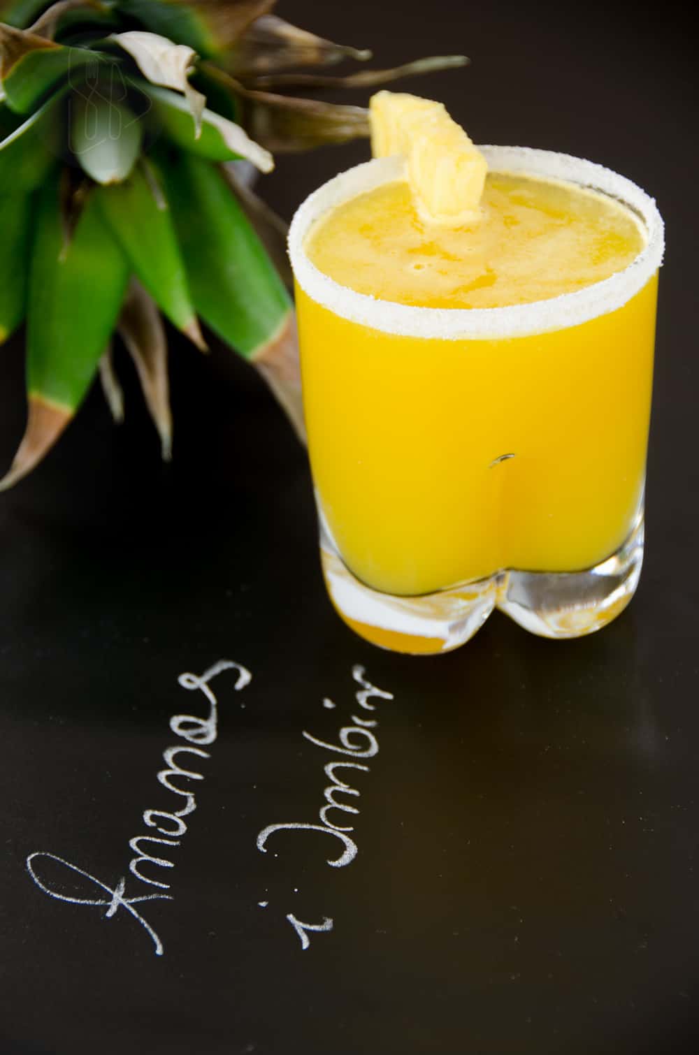 sok ananasowo-imbirowy