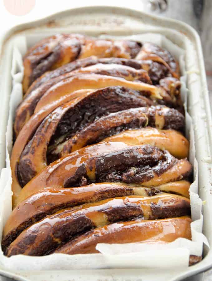 krantz czekoladowy - ciasto drożdżowe
