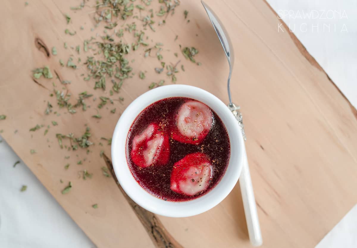 Barszcz czerwony - przepis na Sprawdzona Kuchnia