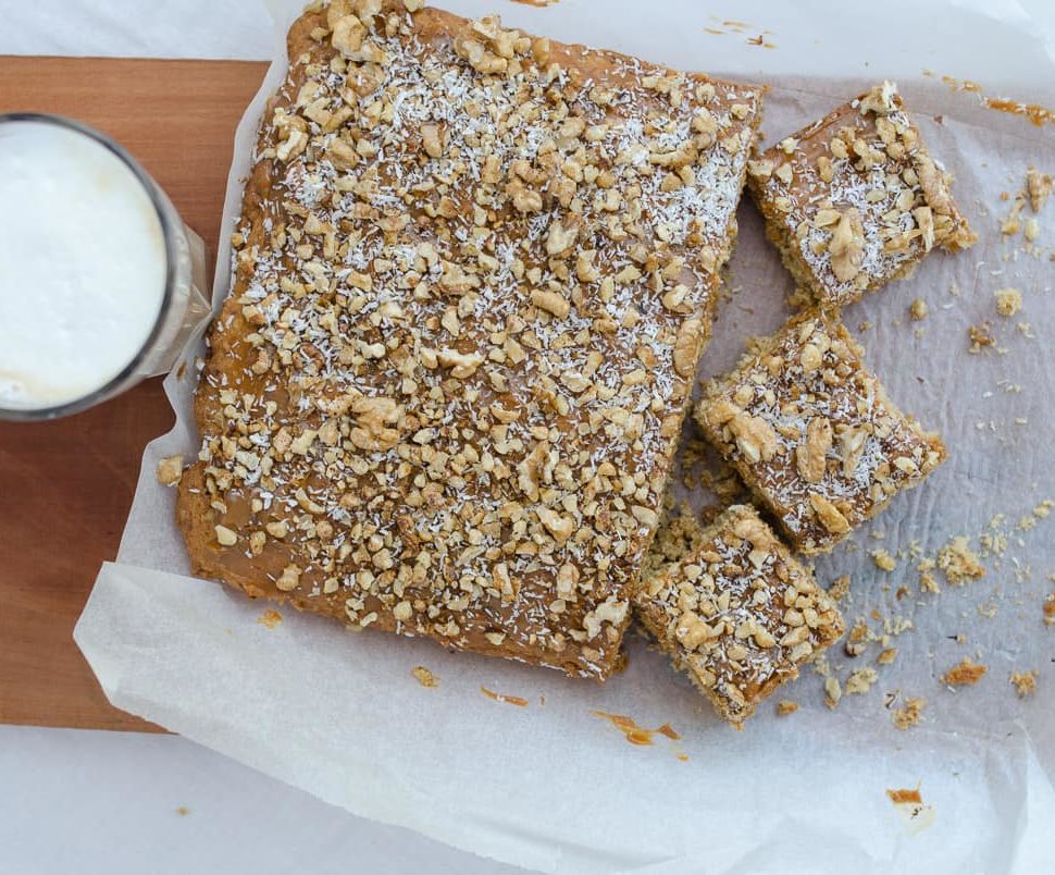 Blondies toffee przepis Sprawdzona Kuchnia