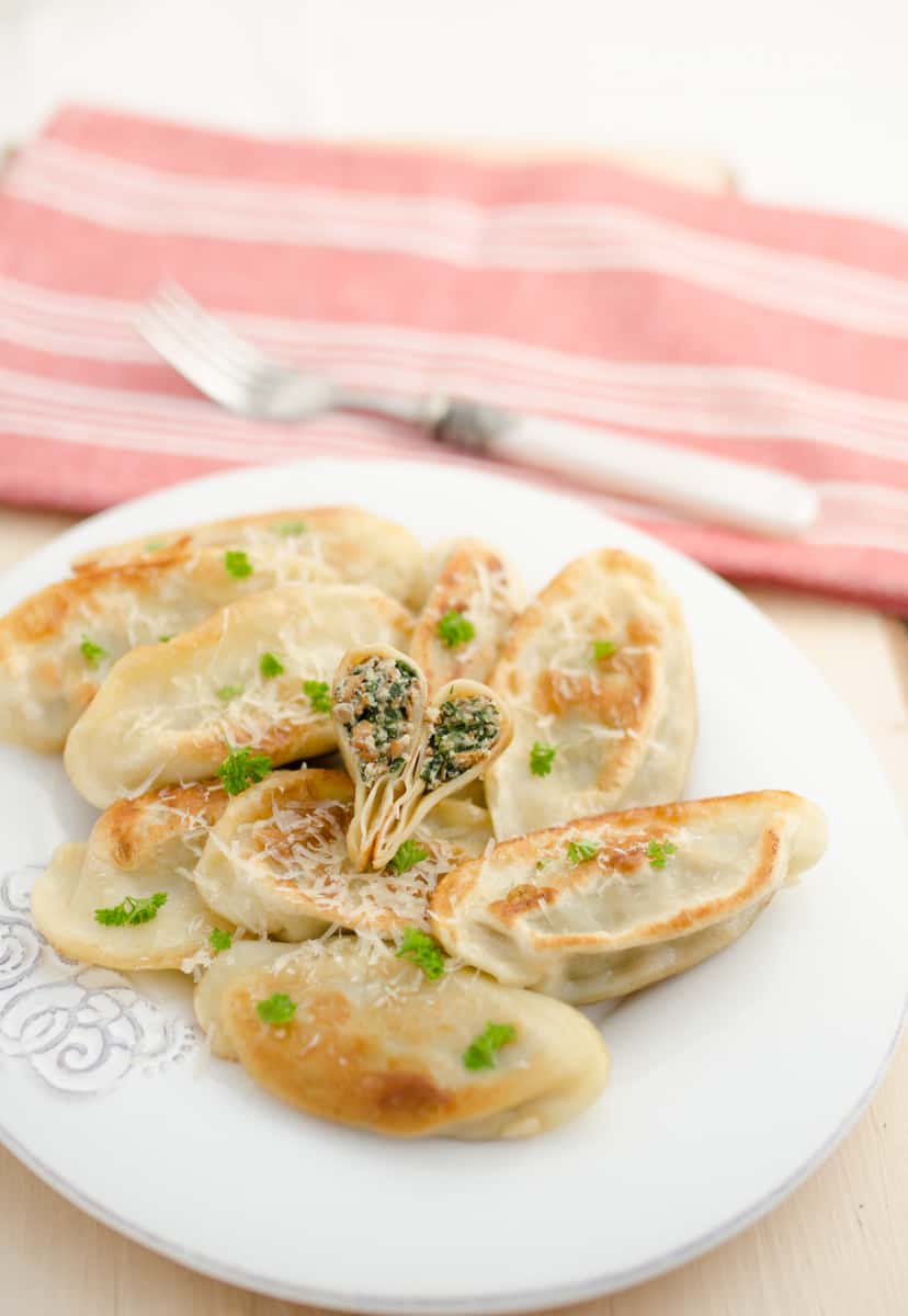 pierogi z kurkami