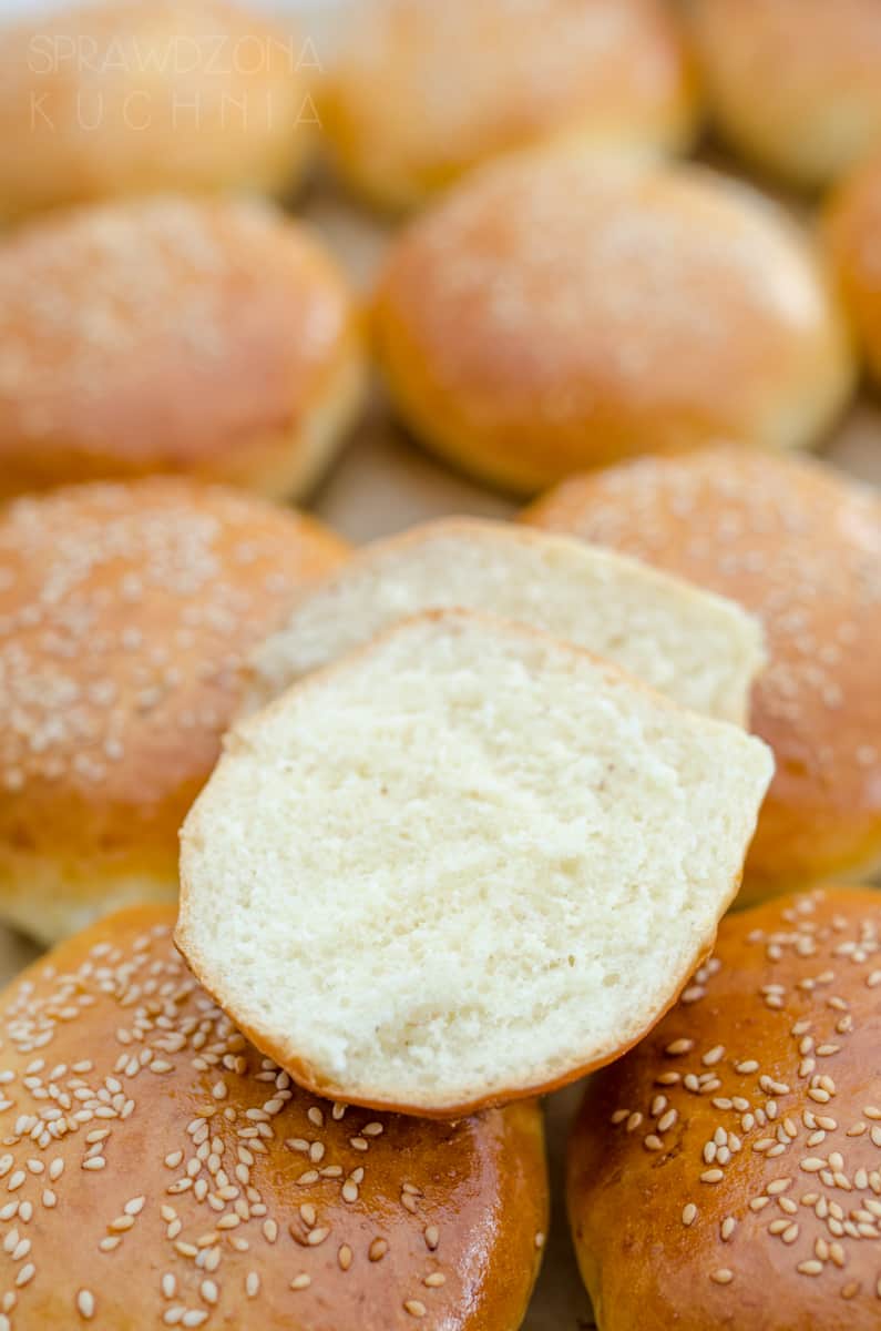 bulki hamburgerowe z zakwasem