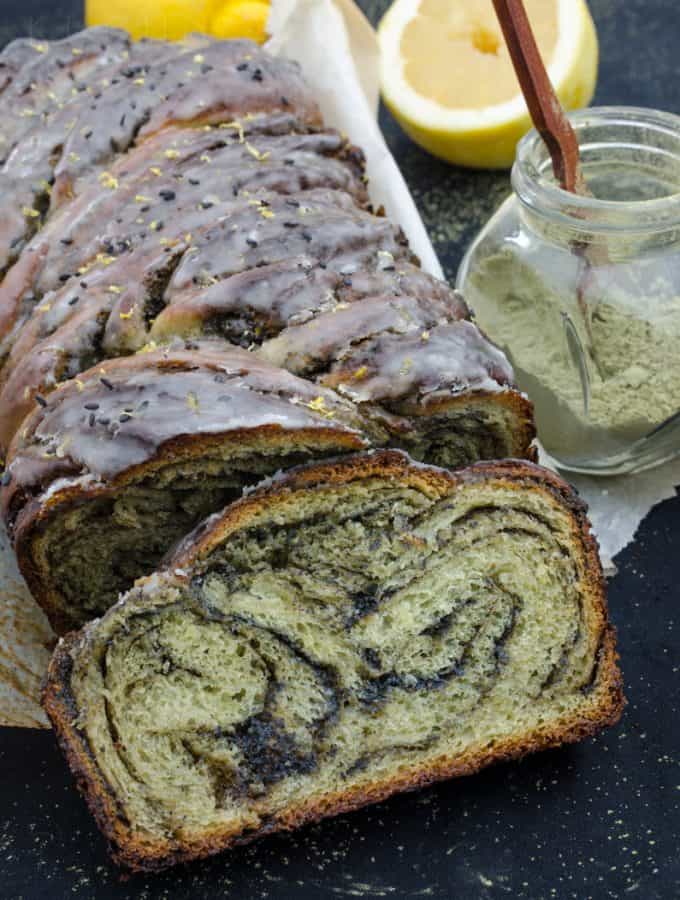 ciasto drozdzowe-matcha