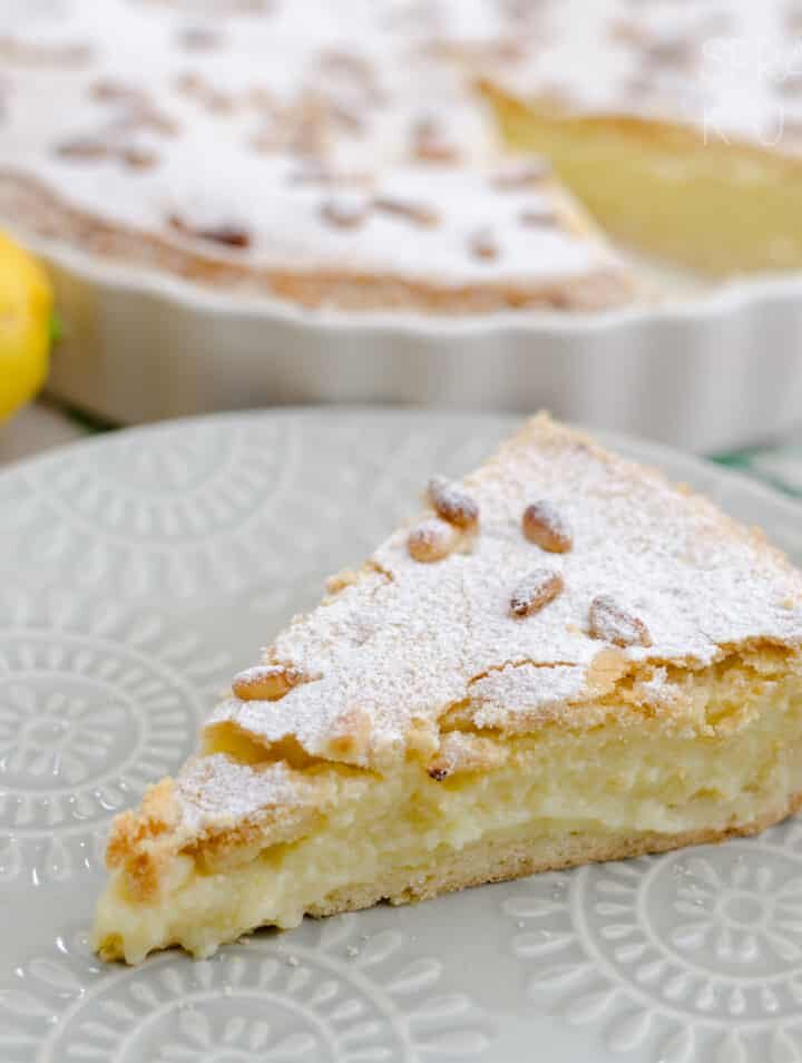 Torta della Nonna kruche ciasto cytrynowe