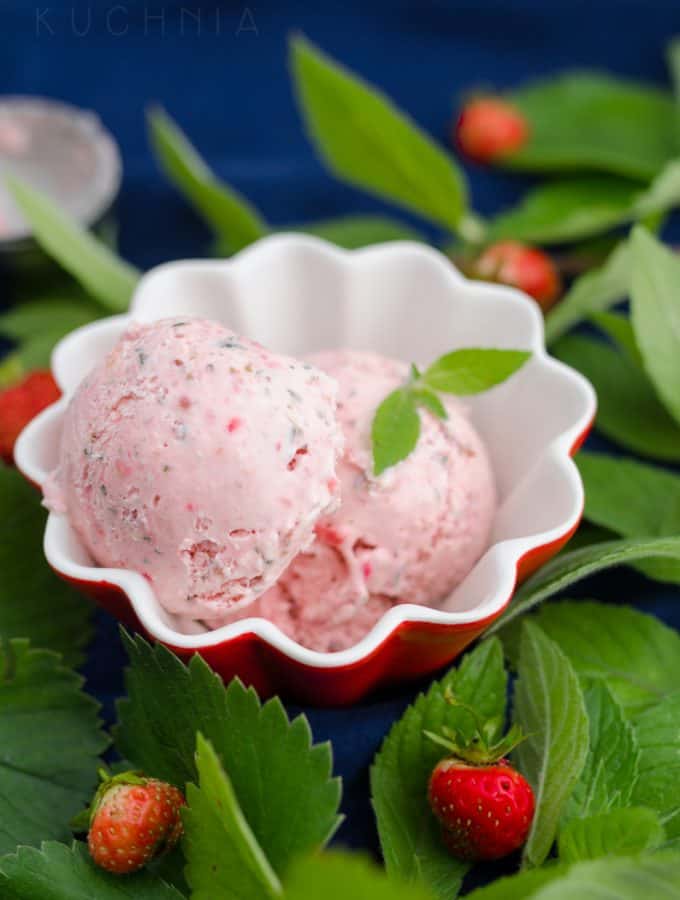 lody truskawkowo-mietowe