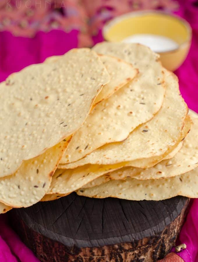 papad indyjskie chipsy